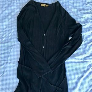 Black Caslon ‘duster’ sweater